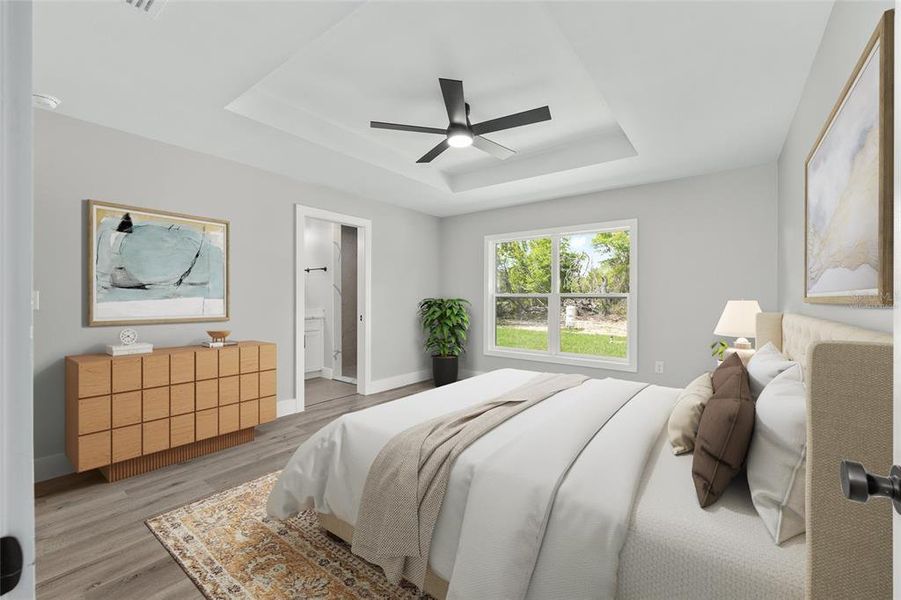 Furnished interior view inside a new home in , Ocklawaha (Image 8).