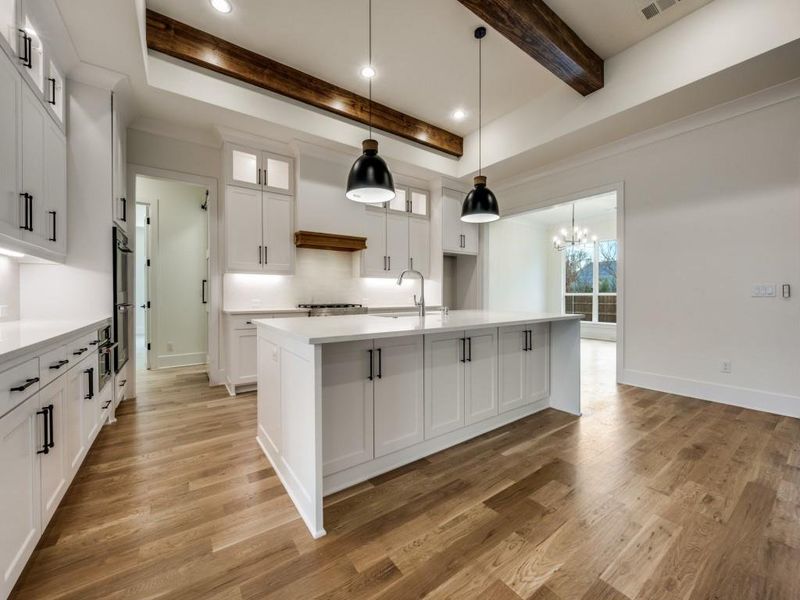 Furnished interior view inside a new home in , Denton (Image 4).