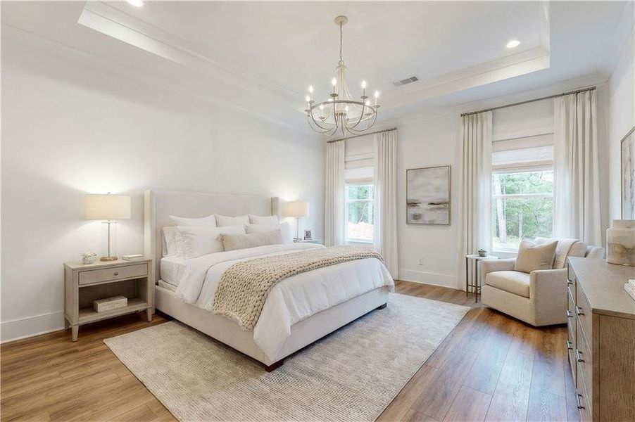 Furnished interior view inside a new home in , Gainesville (Image 9).