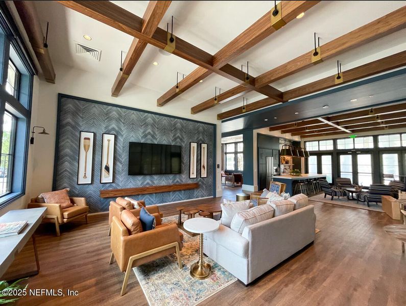 Furnished interior view inside a new home in Tributary 50', Yulee (Image 3).