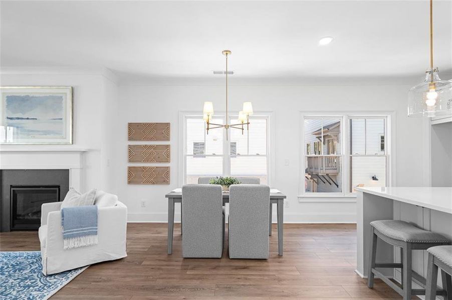 Furnished interior view inside a new home in Stillwood, Atlanta (Image 17).