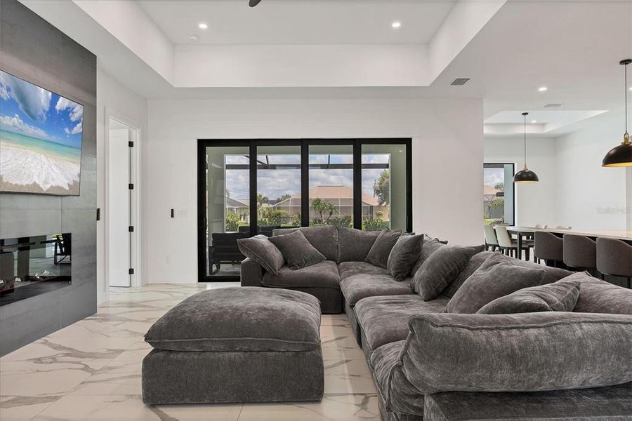 Furnished interior view inside a new home in , Rotonda West (Image 11). Furnished interior view inside a new home in , Rotonda West (Image 11).