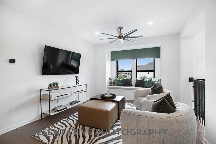 Furnished interior view inside a new home in Meridiana, Manvel (Image 13).