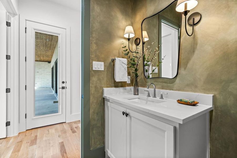 Furnished interior view inside a new home in , Weatherford (Image 32).