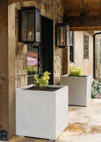 Exterior details and patio area of a home in , Blue Ridge (Image 22).