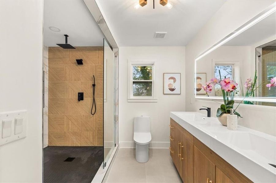 Furnished interior view inside a new home in , Atlanta (Image 38). Furnished interior view inside a new home in , Atlanta (Image 38).