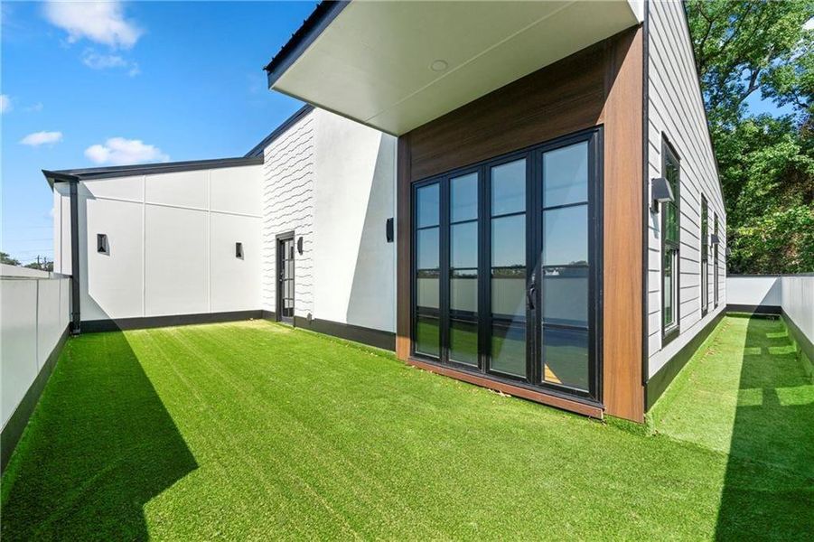 Front exterior of a new home in , Atlanta, GA, highlighting curb appeal (Image 1).