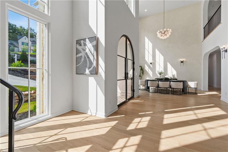 Furnished interior view inside a new home in , Alpharetta (Image 67).
