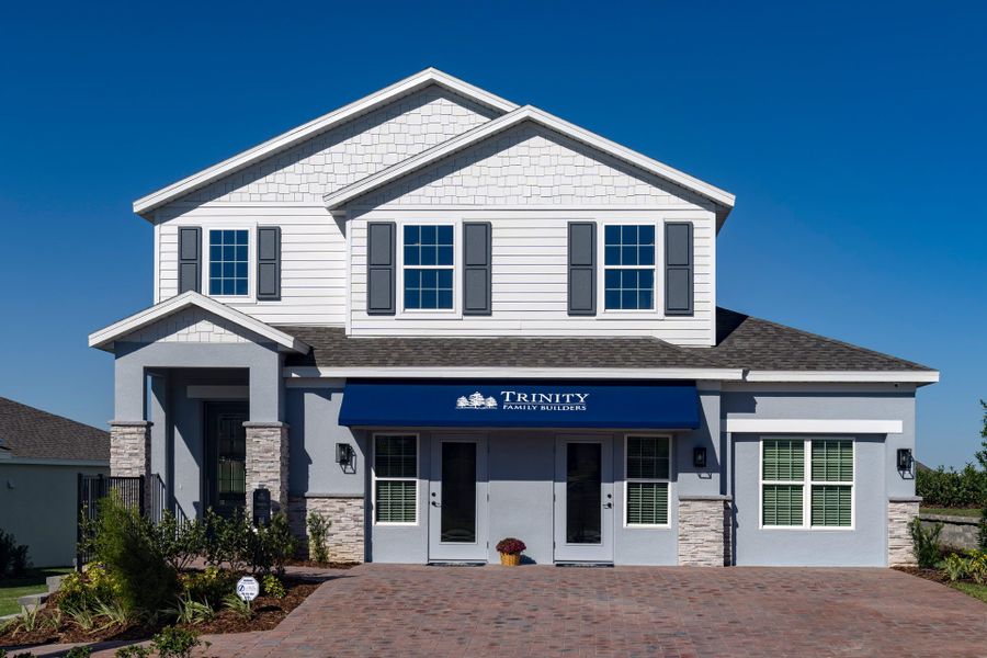 Wekiva elevation 3 with optional stone