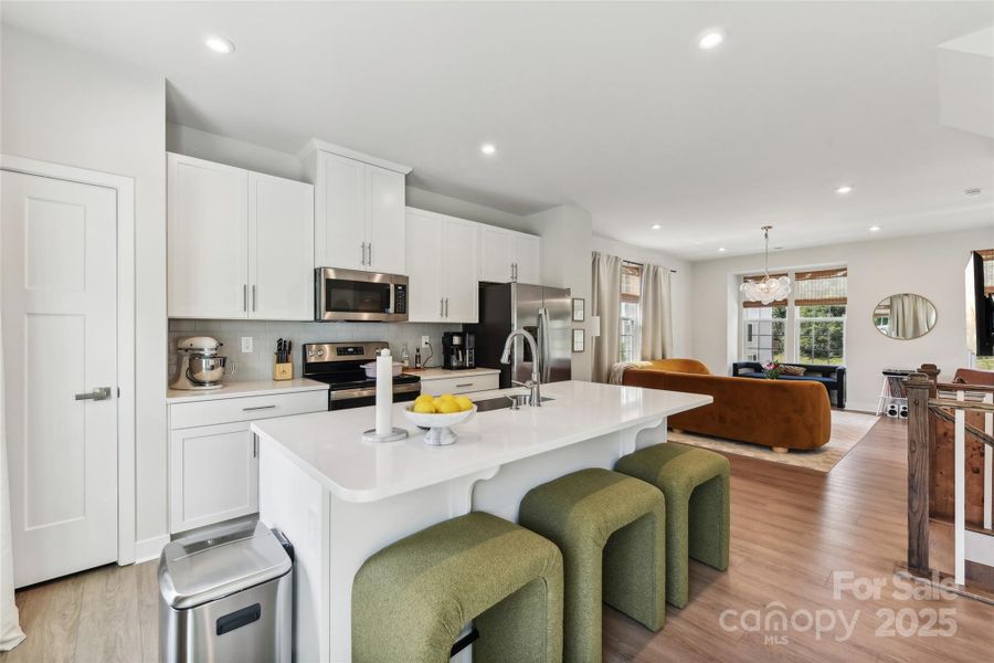 Furnished interior view inside a new home in Villages at Beachmont, Charlotte (Image 11).