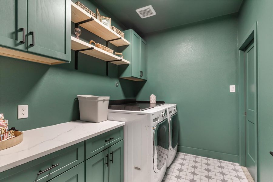 Furnished interior view inside a new home in , Roman Forest (Image 19).