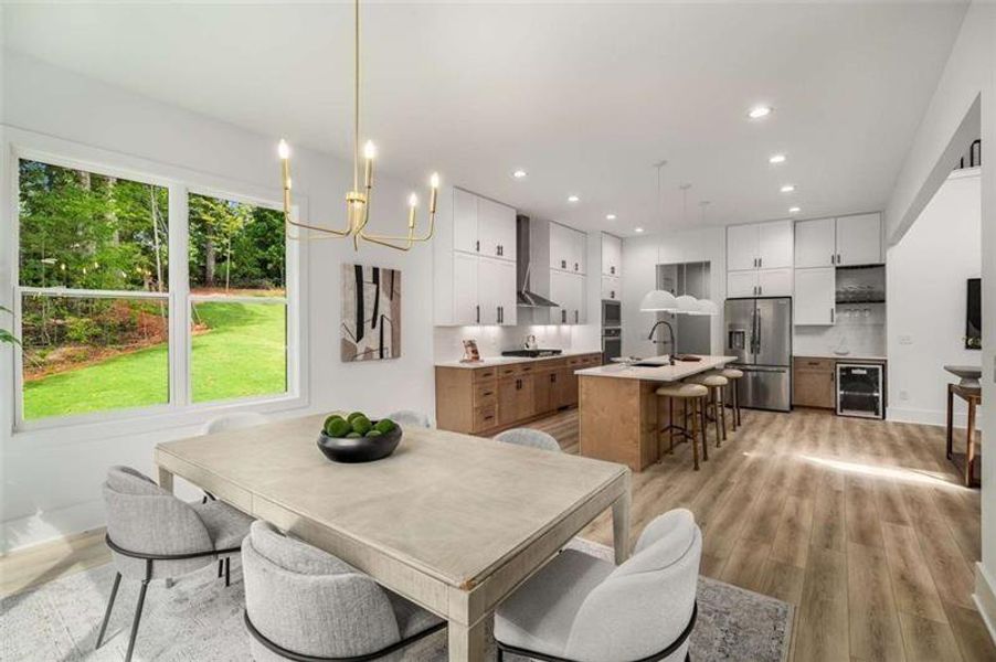 Furnished interior view inside a new home in , Jefferson (Image 41).