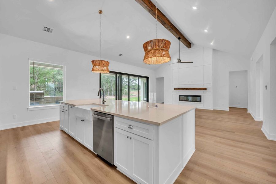 Furnished interior view inside a new home in King Oaks, Salado (Image 10). Furnished interior view inside a new home in King Oaks, Salado (Image 10).