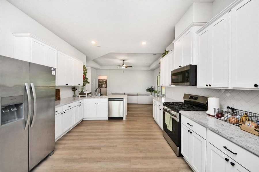 Furnished interior view inside a new home in Barton Place, Cleveland (Image 18).