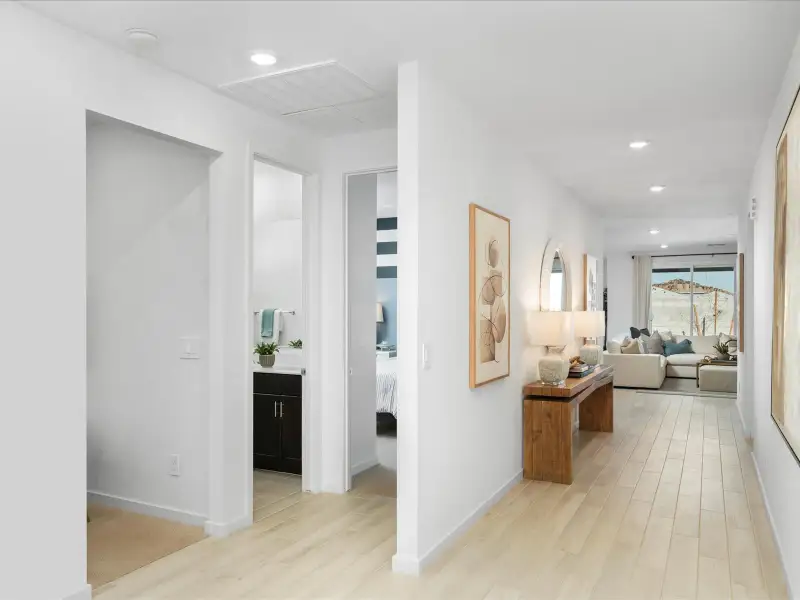 Furnished interior view inside a new home in Mountain View Estates Signature Series, Buckeye (Image 18).