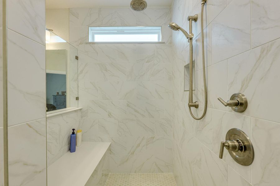 Incredible master shower