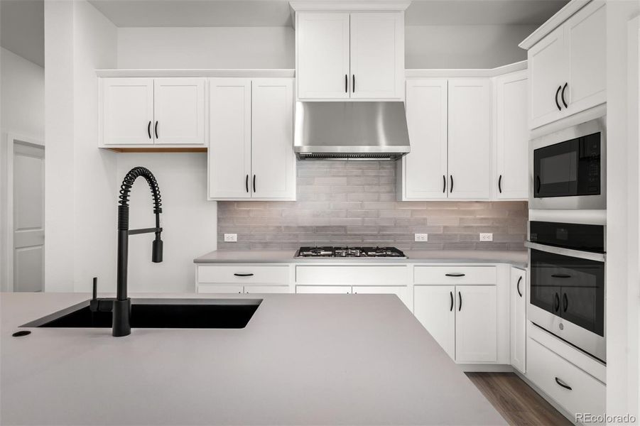 Furnished interior view inside a new home in Revel Crossing at Wolf Ranch – The Outlook Collection, Colorado Springs (Image 27).