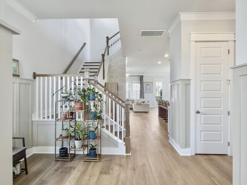 Furnished interior view inside a new home in Carnes Crossroads, Summerville (Image 34). Furnished interior view inside a new home in Carnes Crossroads, Summerville (Image 34).