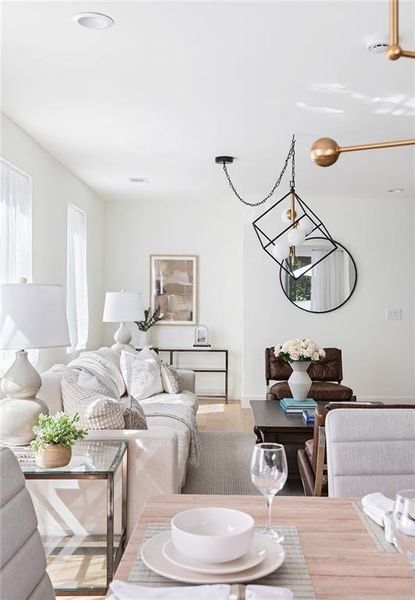 Furnished interior view inside a new home in , Atlanta (Image 9). Furnished interior view inside a new home in , Atlanta (Image 9).