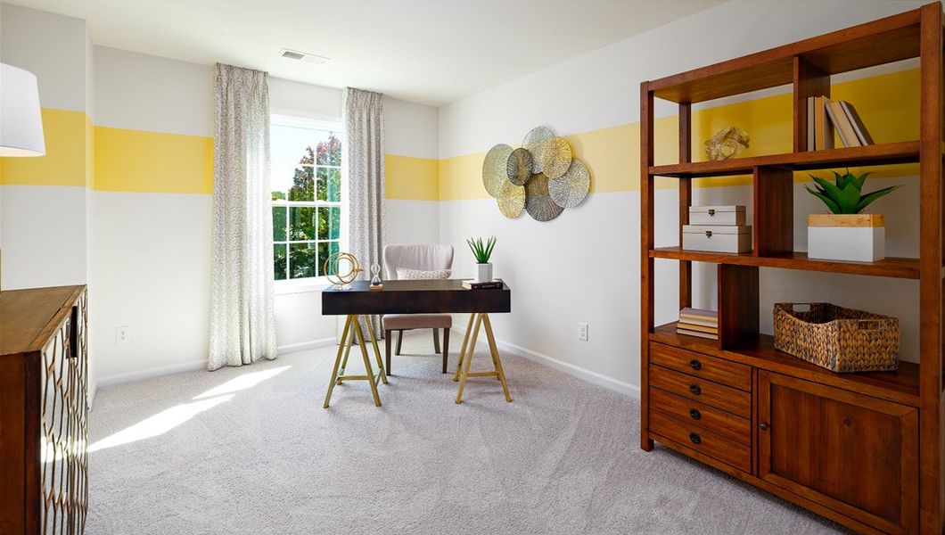 Furnished interior view inside a new home in Sylvan Creek, Denver (Image 29).