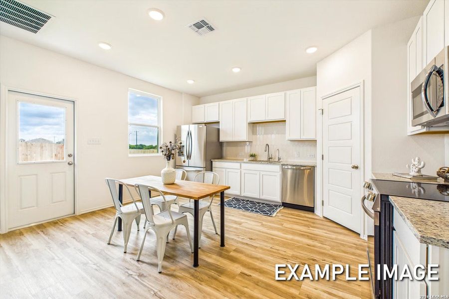 Furnished interior view inside a new home in Applewhite Meadows, San Antonio (Image 6).