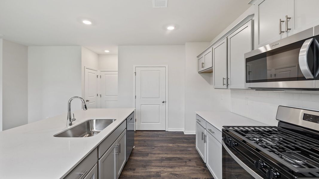 Furnished interior view inside a new home in Durbin Meadows Traditions, Fountain Inn (Image 9). Furnished interior view inside a new home in Durbin Meadows Traditions, Fountain Inn (Image 9).