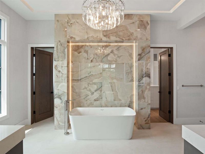 Furnished interior view inside a new home in , Orlando (Image 31).