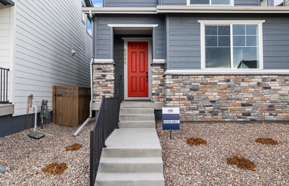 Exterior details of a home in Painted Prairie, Aurora (Image 5).