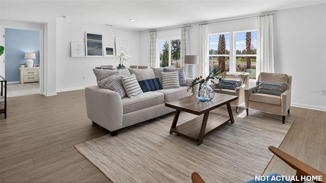 Furnished interior view inside a new home in Palm Coast Homesites, Palm Coast (Image 26). Furnished interior view inside a new home in Palm Coast Homesites, Palm Coast (Image 26).