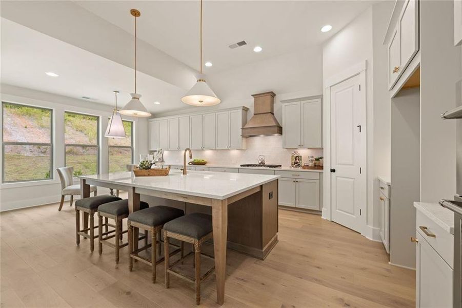 Furnished interior view inside a new home in Soleil Summit Chase, Snellville (Image 16).