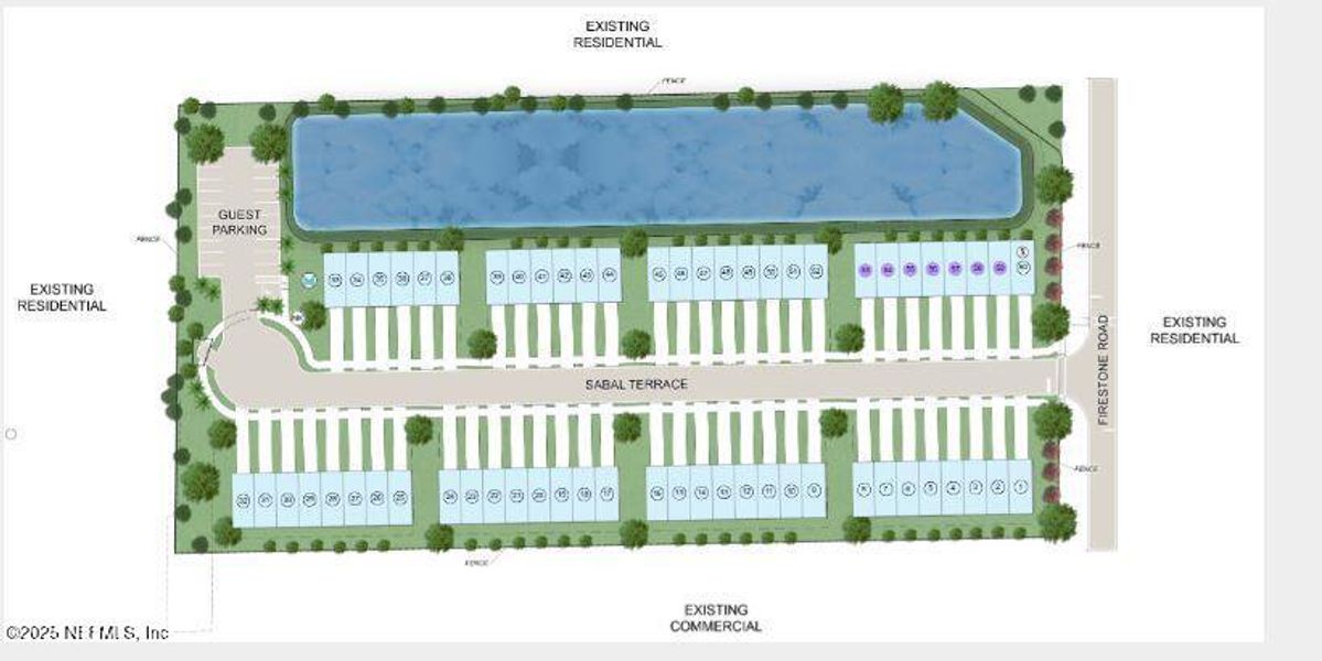 Front exterior of a new home in Sabal Terrace, Jacksonville, FL, highlighting curb appeal (Image 2).