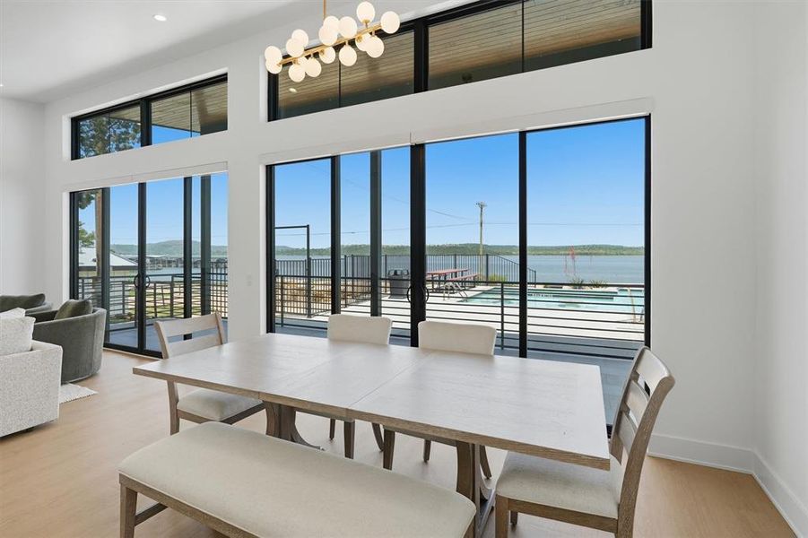 Furnished interior view inside a new home in , Graford (Image 7).