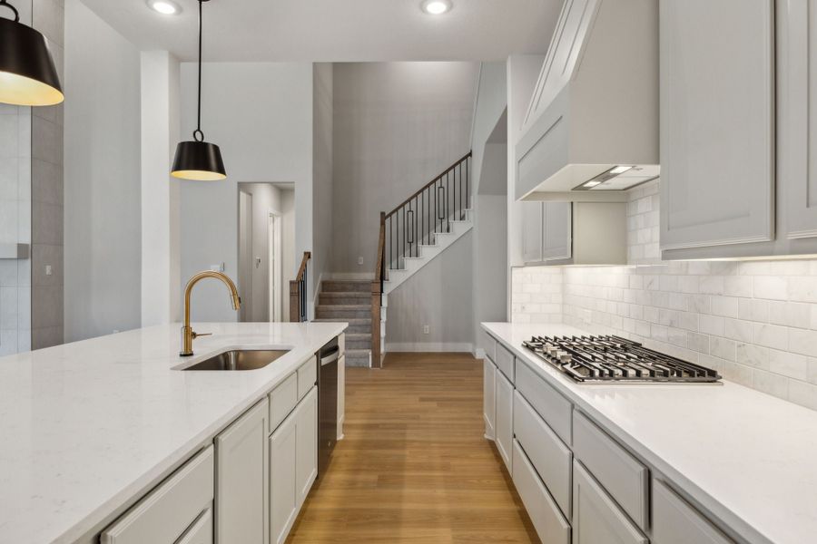 Furnished interior view inside a new home in Painted Tree Lakeside, McKinney (Image 6).