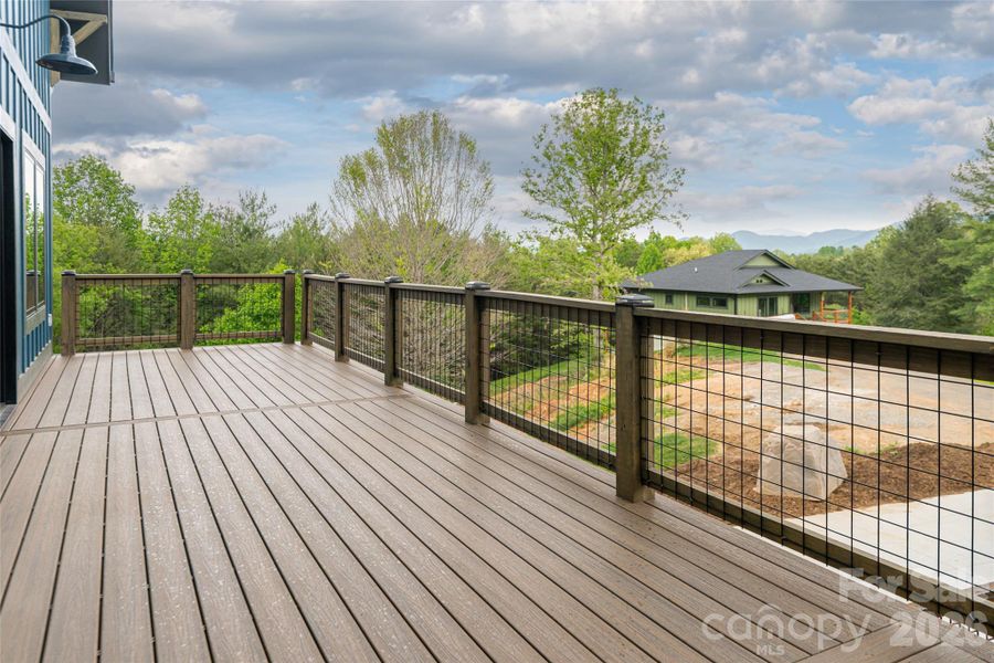 Exterior details and patio area of a home in , Weaverville (Image 21).