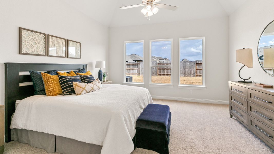 Representative furnished interior of a home built from the Tulane by Brightland Homes in Katy Lakes, Katy (Image 15).