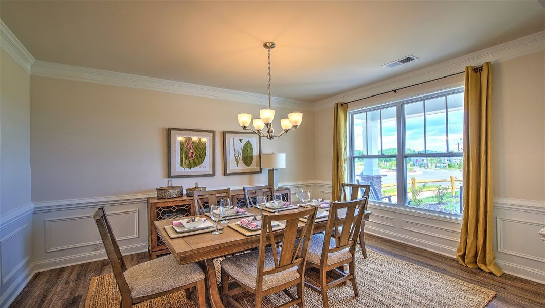 Furnished interior view inside a new home in Reserve at Tap Root Farms, Fletcher (Image 19). Furnished interior view inside a new home in Reserve at Tap Root Farms, Fletcher (Image 19).