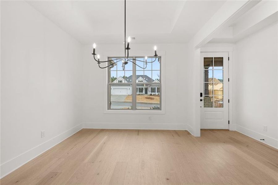 Spacious, unfurnished interior of a new home in Soleil Belmont Park, Canton (Image 20).