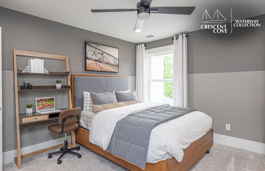 Representative furnished interior of a home built from the Woodward - Waterway Collection by Pulte Homes in Crescent Cove, Myrtle Beach (Image 23).