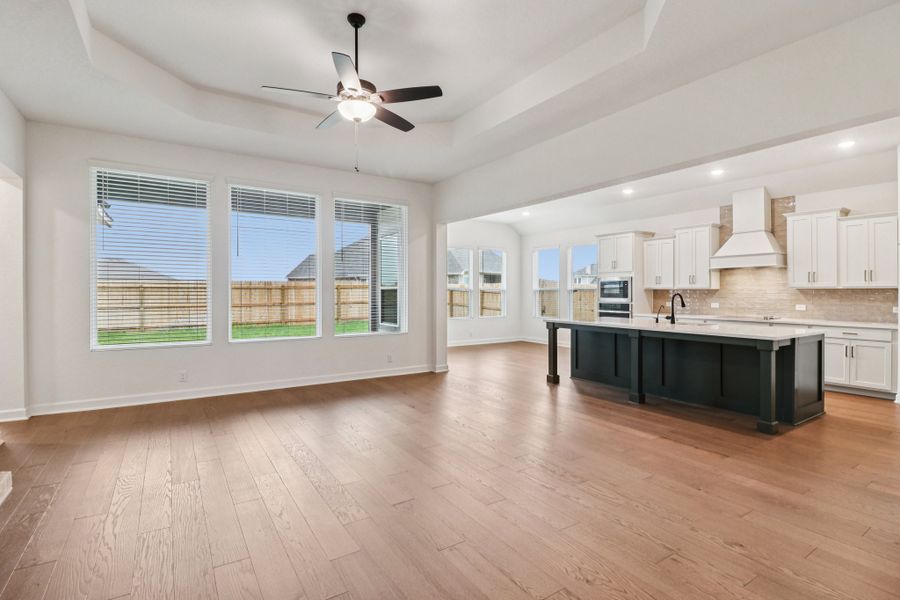 Representative unfurnished interior of a home built from the San Saba by Ashton Woods in The Heritage at Saddlebrook Ranch 70's, Schertz (Image 19). Representative unfurnished interior of a home built from the San Saba by Ashton Woods in The Heritage at Saddlebrook Ranch 70's, Schertz (Image 19).