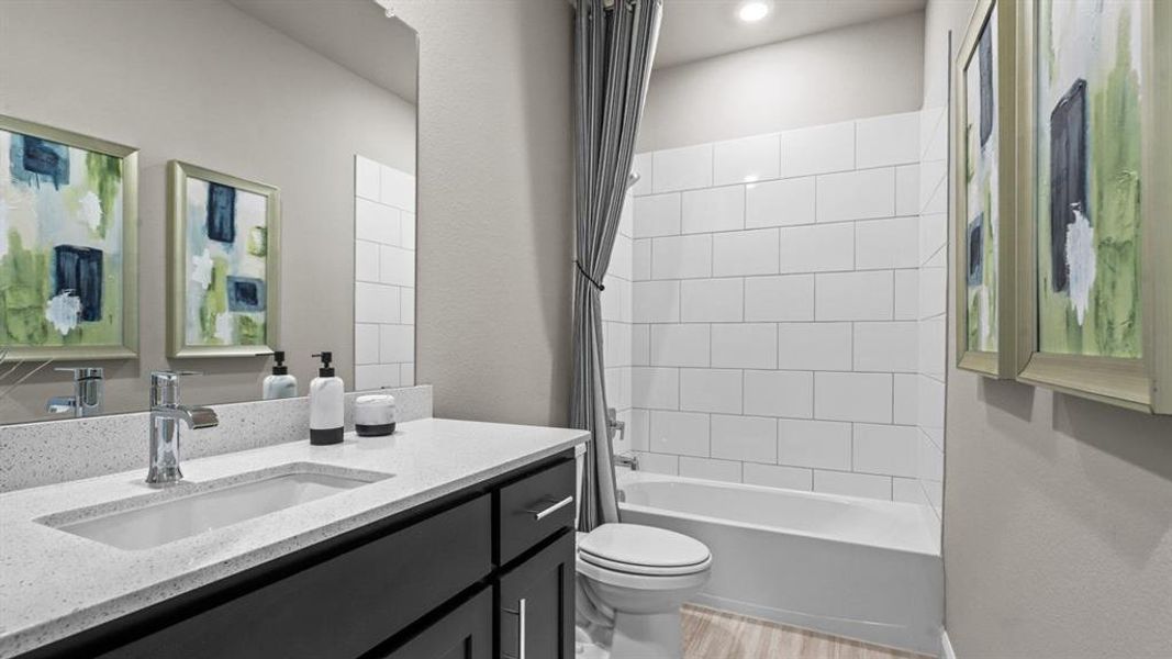 Furnished interior view inside a new home in Treeline, Justin (Image 23).