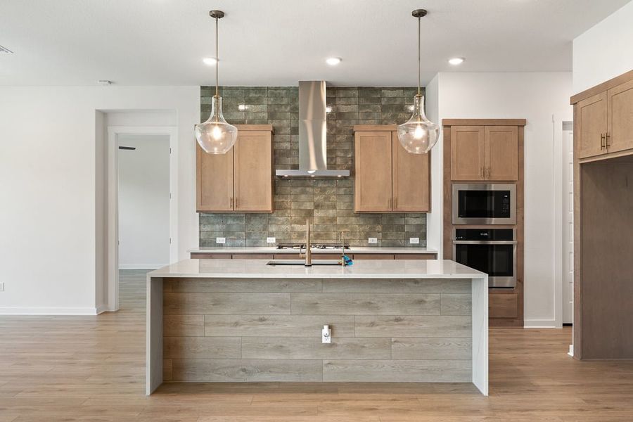 Furnished interior view inside a new home in Capitol Collection at Lariat, Liberty Hill (Image 13).