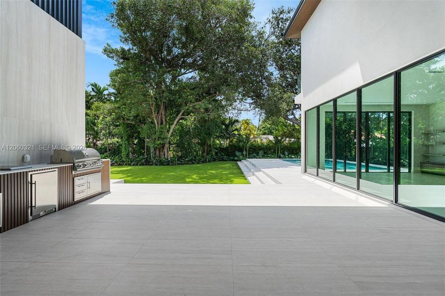 Exterior details and patio area of a home in , Miami Shores (Image 42). Exterior details and patio area of a home in , Miami Shores (Image 42).
