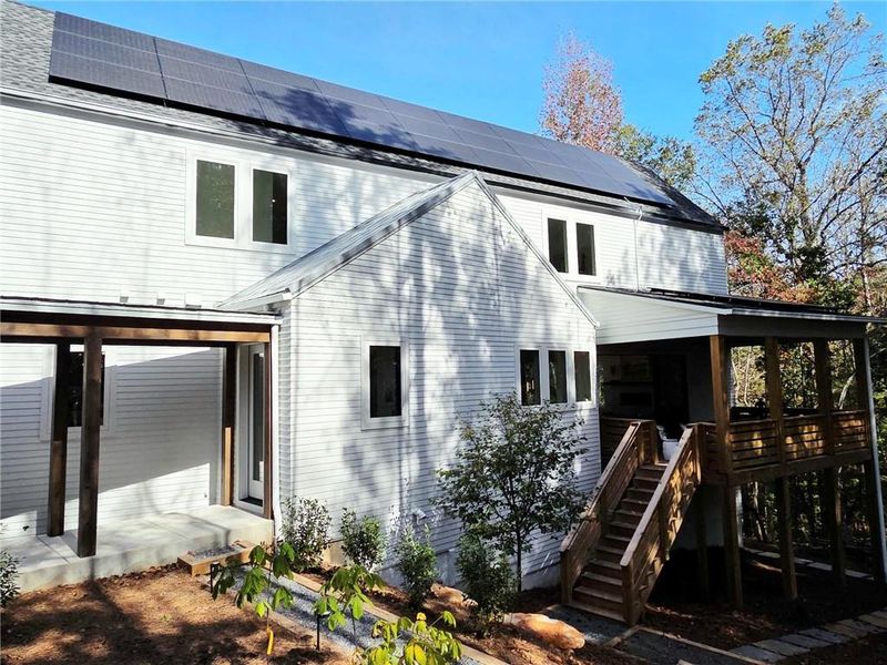 Exterior details and patio area of a home in Aster, Roswell (Image 3). Exterior details and patio area of a home in Aster, Roswell (Image 3).