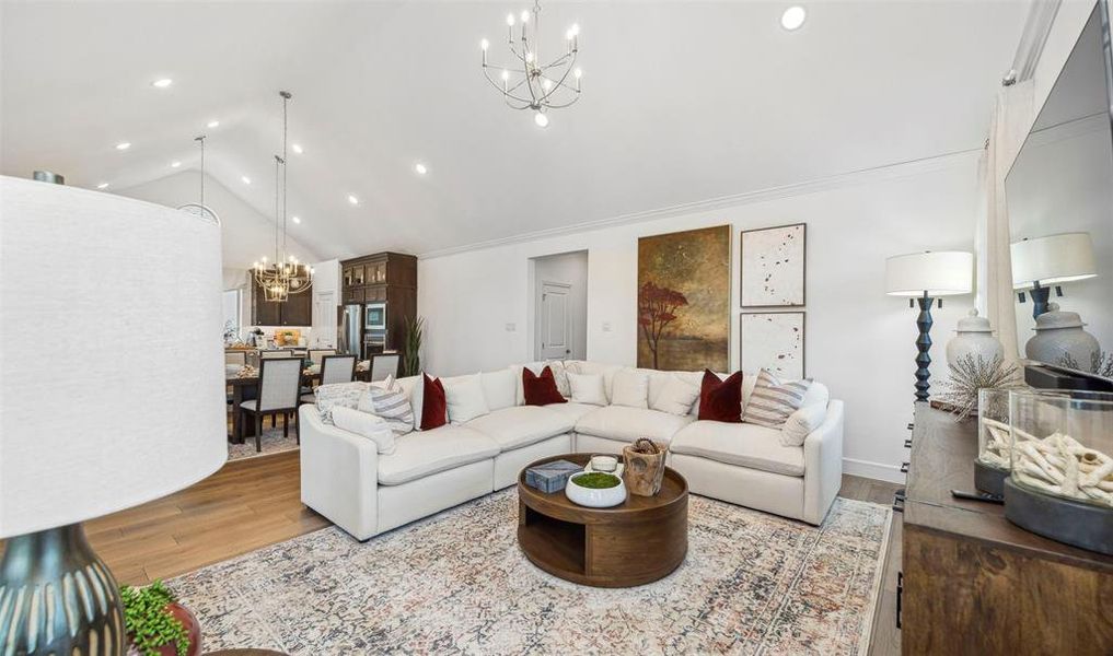 Furnished interior view inside a new home in Creekshaw, Royse City (Image 16).