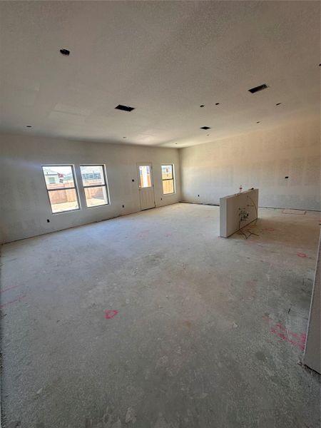 Kitchen, Family Room & Dining