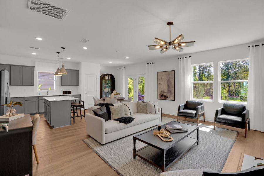 Furnished interior view inside a new home in Grand Arbor, Blythewood (Image 13).