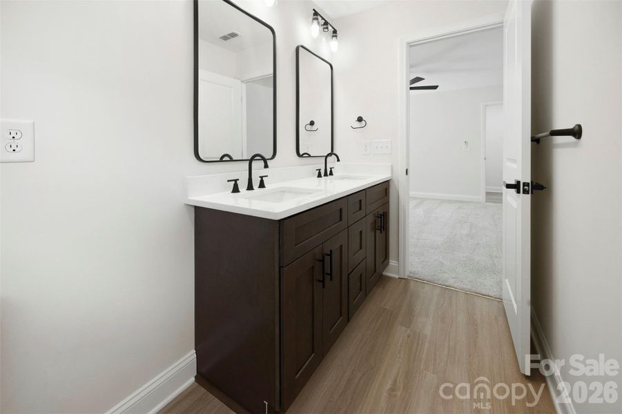 Furnished interior view inside a new home in , Albemarle (Image 13).