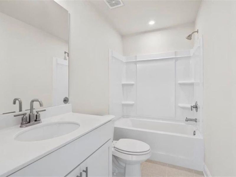 Furnished interior view inside a new home in Wehunt Meadows, Hoschton (Image 14).