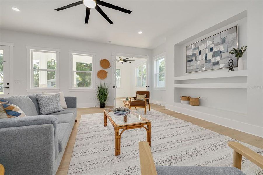 Furnished interior view inside a new home in , St. Petersburg (Image 8).