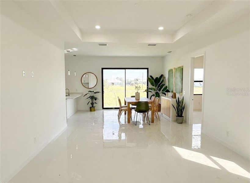 Furnished interior view inside a new home in , Cape Coral (Image 6).
